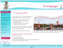 Tablet Screenshot of basisyoga.de